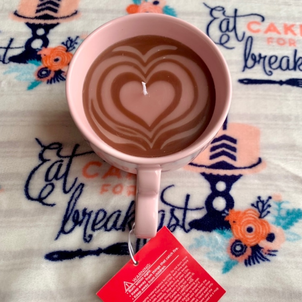 1 LEFT! ☕️ Cup Of Love Latte Art Candle Mug ☕️ - Picture 6 of 8